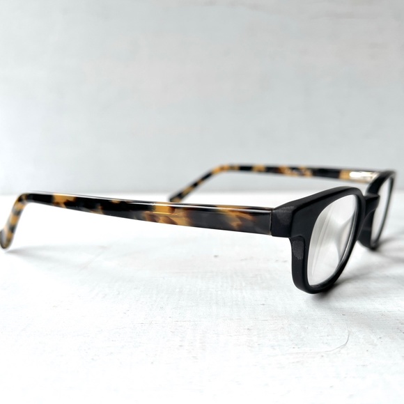 Vintage NEW Acetate +3.00 Reading Glasses PETITE Fit Matte Black Little Square - Picture 12 of 15